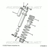 SUSPENSION, CHOQUE FRONTAL MOUNTING