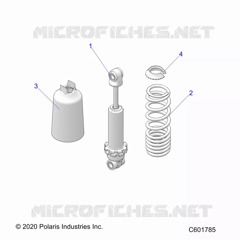 SUSPENSION, CHOQUE FRONTAL TRACK (7045511)