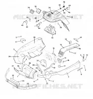 NOSE PAN AND CONSOLA Indy Lite And Star Lite (4918591859005A)