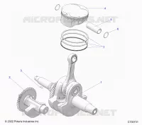 ENGINE, CIGUEÑAL, PISTON AND BALANCE SHAFT