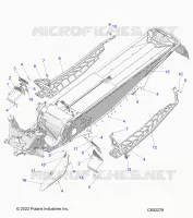 CHASSIS, PROTECCIÃ³N DEL EMBRAGUE, FOOTRESTS, AND RUNNINGBOARDS