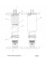 SUSPENSION, CHOQUE FRONTAL TRACK