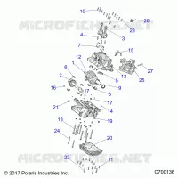 ENGINE, CRANKCASE AND CIGUEÑAL