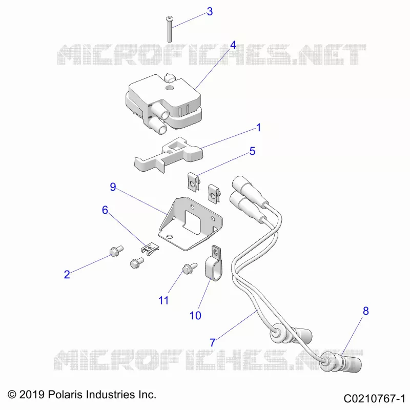 ELECTRICA, IGNITION COIL MOUNTING