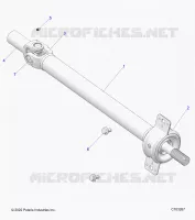 TREN, PROP SHAFT,MID, BEARING