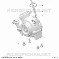 TREN, GEARCASE MOUNTING, FRONT