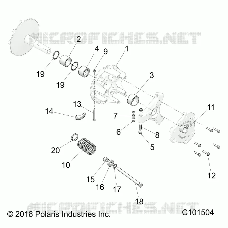 TREN, PRIMARY CLUTCH