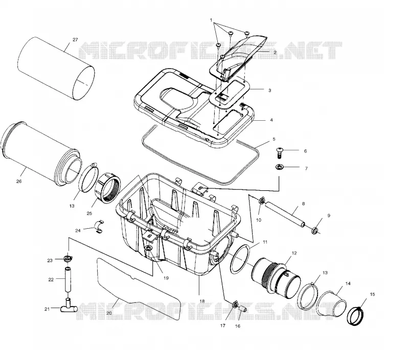 CAJA FILTRO DE AIRE (IF BUILT BEFORE 1/08/01)