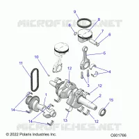ENGINE, BALANCE SHAFT, CIGUEÑAL/PISTON