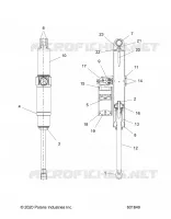 SUSPENSION, SHOCK TRASERO TRACK