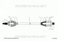 TREN, FRONT HALF SHAFT