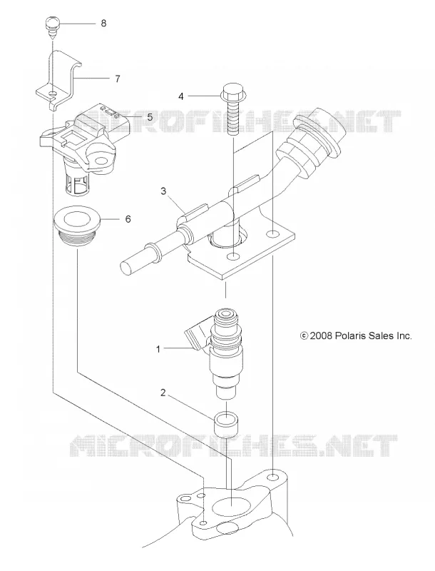 MOTOR, INYECTOR DE COMBUSTIBLE