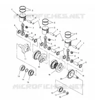 PISTÓN Y CIGÜEÑAL XLT/0930767,XLT SP/0930667    XLT SKS/0930567 (4923012301035A)