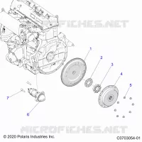 MOTOR DE ARRANQUE, FLYWHEEL AND RELATED