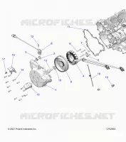 ENGINE, STATOR AND FLYRUEDA