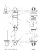SUSPENSION, CHOQUE FRONTAL TRACK, MONOTUBE