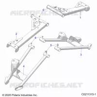 SUSPENSION TRASERA CONTROL ARMS