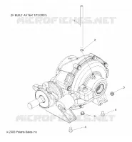 CAJA DE ENGRANAJES, MOUNTING, REAR (BUILT AFTER 1/15/07)