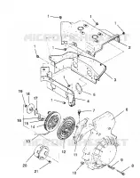 VENTILADOR CAJA and  ARRANQUE DE RETROCESO ASSEMBLY SPORT / 0930443 (4922942294033A)
