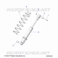 SUSPENSION, SHOCK TRASERO TRACK (7045713)
