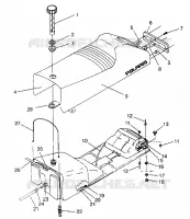 ASIENTO Y tanque de gas ASAMBLEA XLT Special (Xtra) 0946767 (4927112711002A)