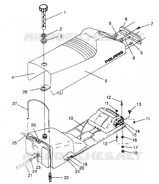ASIENTO Y tanque de gas ASAMBLEA XLT Special (Xtra) 0946767 (4927112711002A)