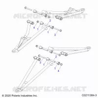 SUSPENSIÃ“N DELANTERA A-ARM MOUNTING