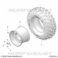 RUEDAS, REAR TIRE