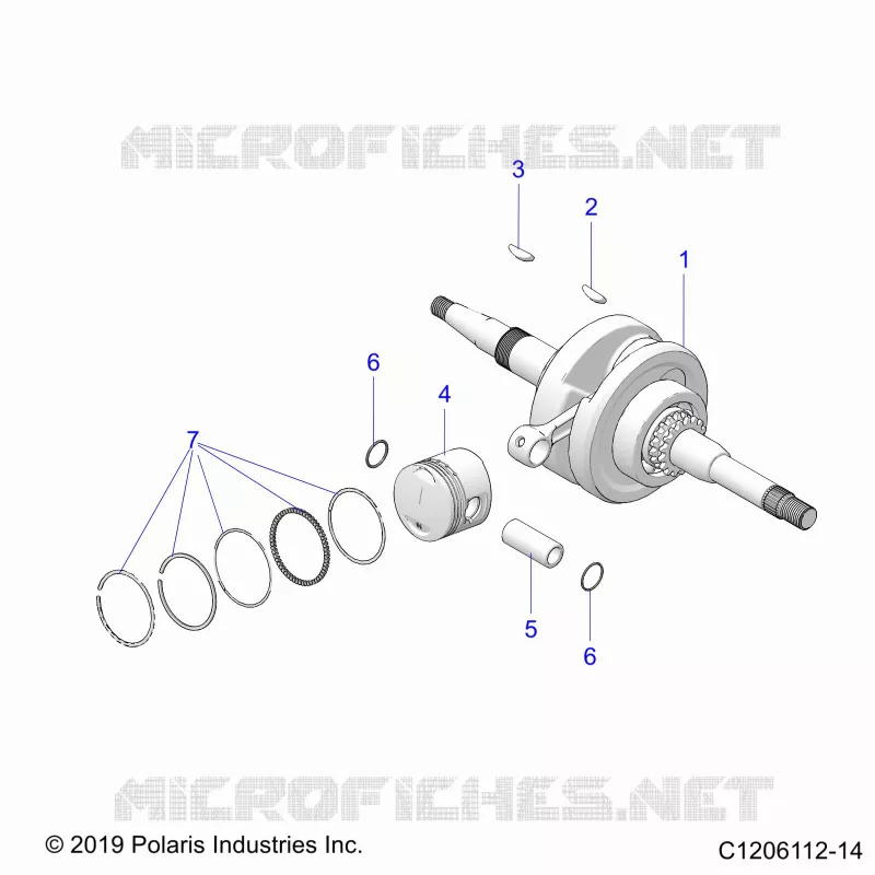 ENGINE, CIGUEÑAL AND PISTON