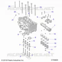 ENGINE, CULATA AND VALVES