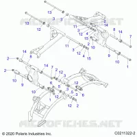 SUSPENSION TRASERA CONTROL ARM MOUNTING