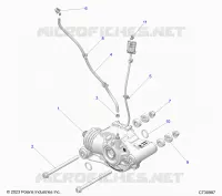 TREN, FRONT GEARCASE MOUNTING