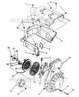 VENTILADOR CAJA   ARRANQUE DE RETROCESO TRAIL 0972761, EUROPEAN TRAIL E972761,  TRA (4938313831D008)