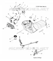 SISTEMA DE COMBUSTIBLE, GASOLINA TANK, LINES and CUERPO DE MARIPOSA