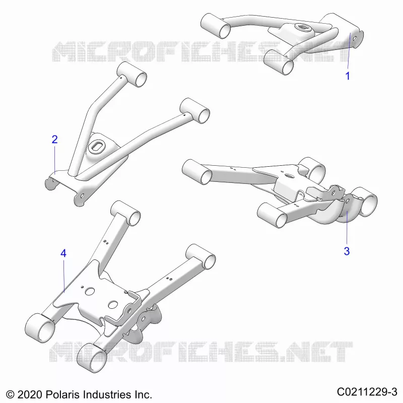 SUSPENSION TRASERA CONTROL ARMS