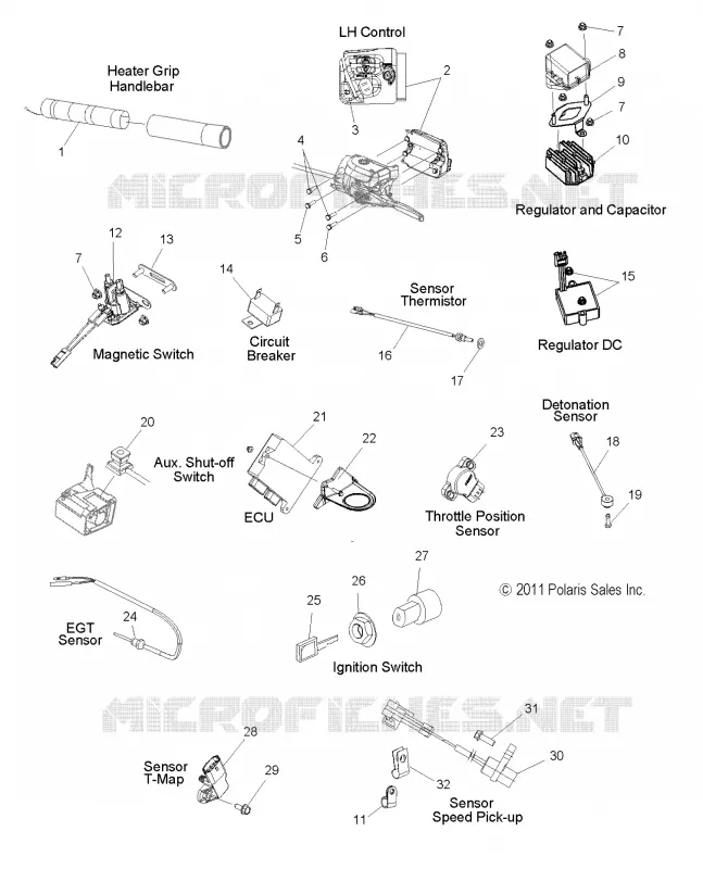 INTERRUPTORES, SENSORES and COMPONENTS