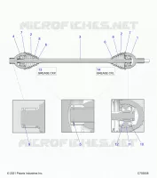 DRIVE TRAIN, HALF EJE TRASERO