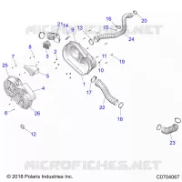 TREN, CLUTCH COVER AND DUCTING
