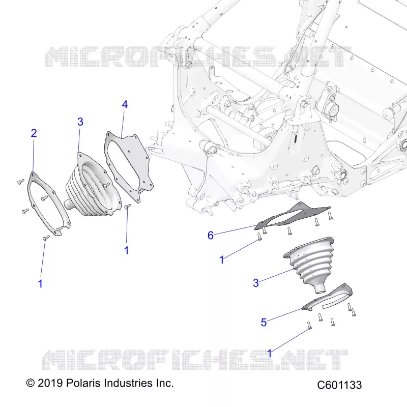 CHASIS, TIE ROD BOOT ASM.