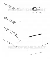 KIT DE HERRAMIENTA SPORT 0980443 and SPORT TOURING 0980243 (4942054205C014)