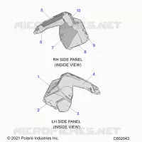 PANELES LATERALES FOAM/FABRIC