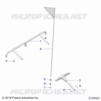 BODY, ACCESSORY PARACHOQUES, FLAG, AND PASS HANDLE