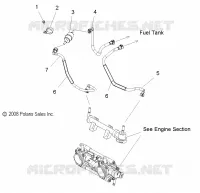SISTEMA DE COMBUSTIBLE, CUERPO DE MARIPOSA and GASOLINA LINES