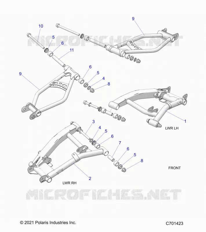SUSPENSION TRASERA CONTROL ARMS