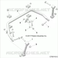 SUSPENSION, FRONT BARRA ESTABILIZADORA- Z21S1E99AR/BR (C700110-5)