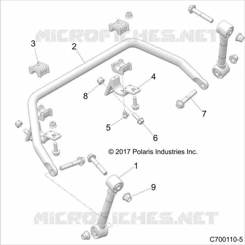 SUSPENSION, FRONT BARRA ESTABILIZADORA- Z21S1E99AR/BR (C700110-5)