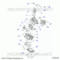 ENGINE, CRANKCASE AND CIGUEÑAL
