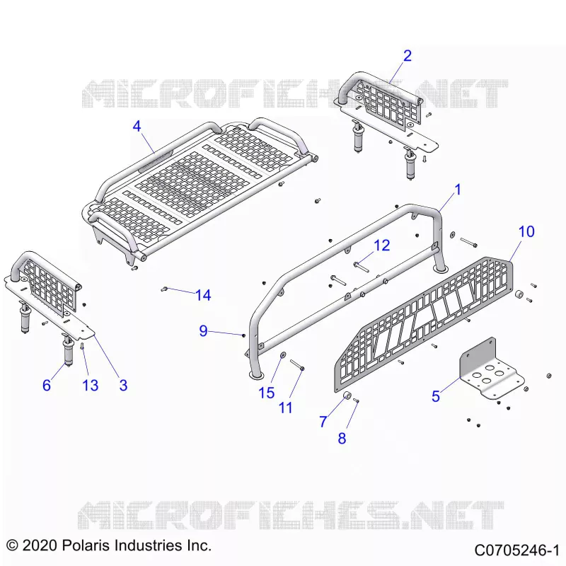 ACCESSORY, BED RACK