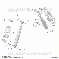 SUSPENSION, CHOQUE FRONTAL