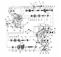 CAJA DE ENGRANAJES WIDETRAK GT 0962061 and EUROPEAN WIDETRAK GT E962061 (4931623162B004)